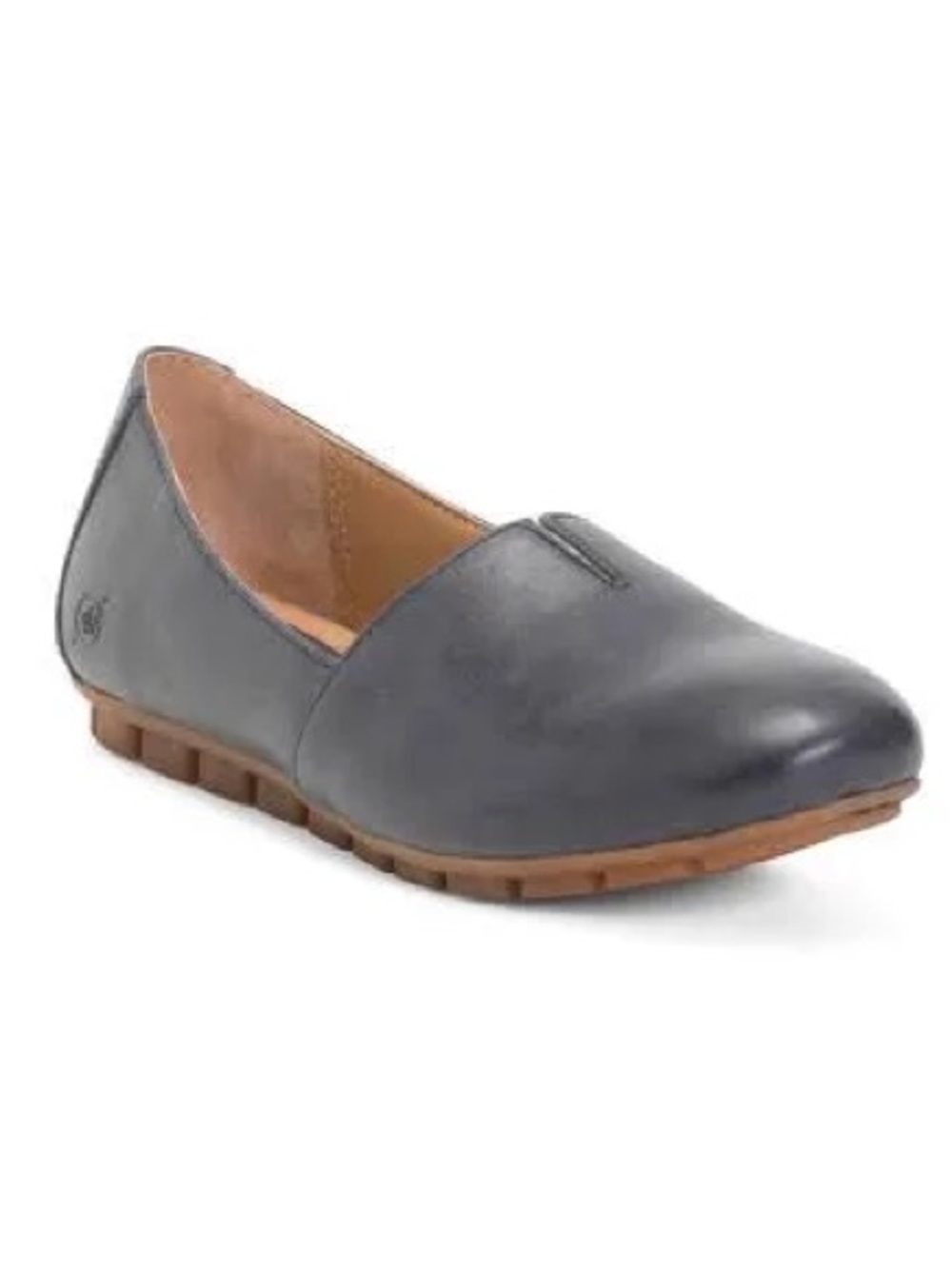Born BOC Blue Leather Slip-On Loafer